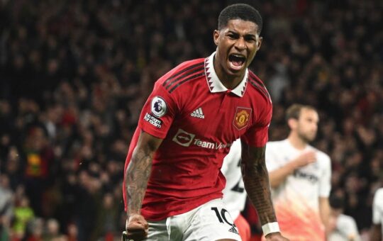 Marcus Rashford in Manchester United carabao cup 4th round