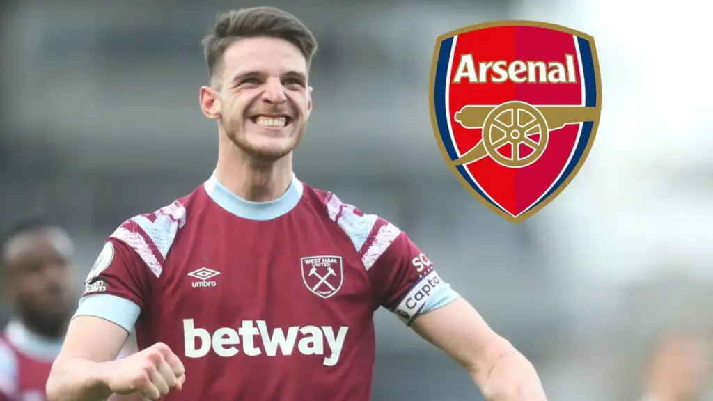 Declan Rice rejects Man United to join Arsenal