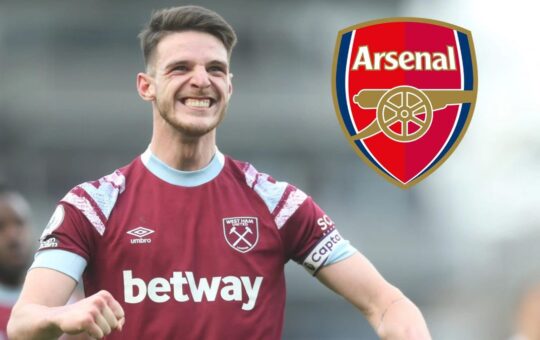 Declan Rice rejects Man United to join Arsenal