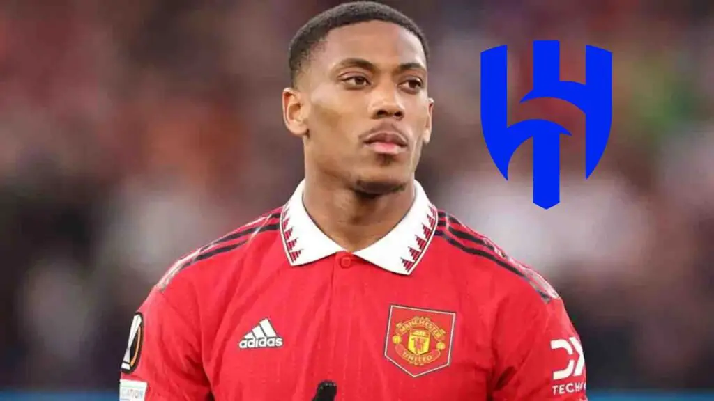 Manchester United forward Anthony Martial to Al-Hilal