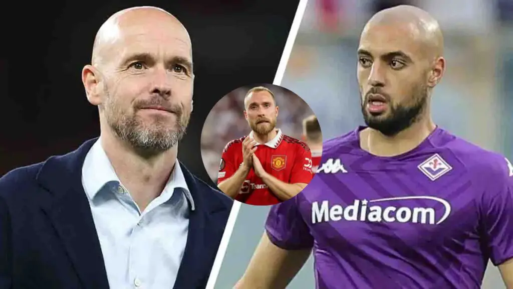 Erik Ten Hag, Amrabat and Eriksen