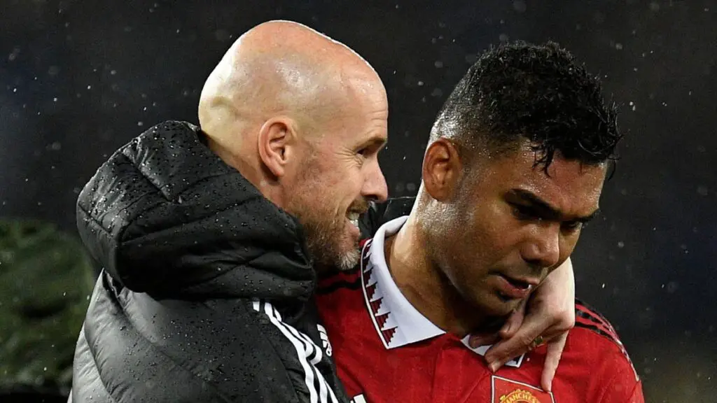 Erik Ten Hag unhappy with Casemiro