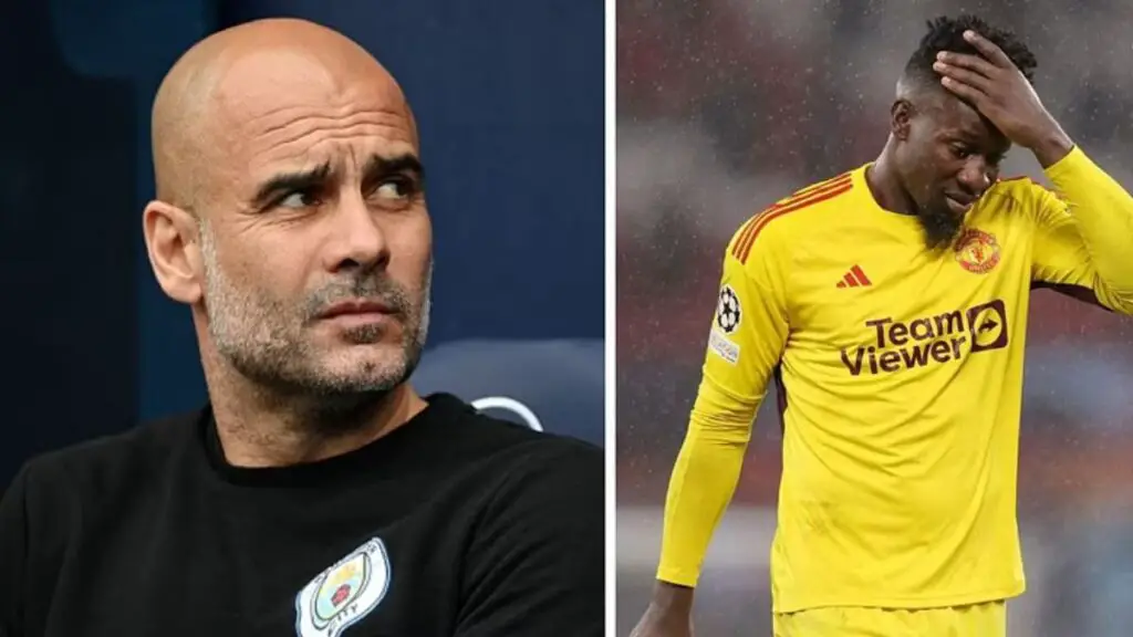 Pep Guardiola on André Onana