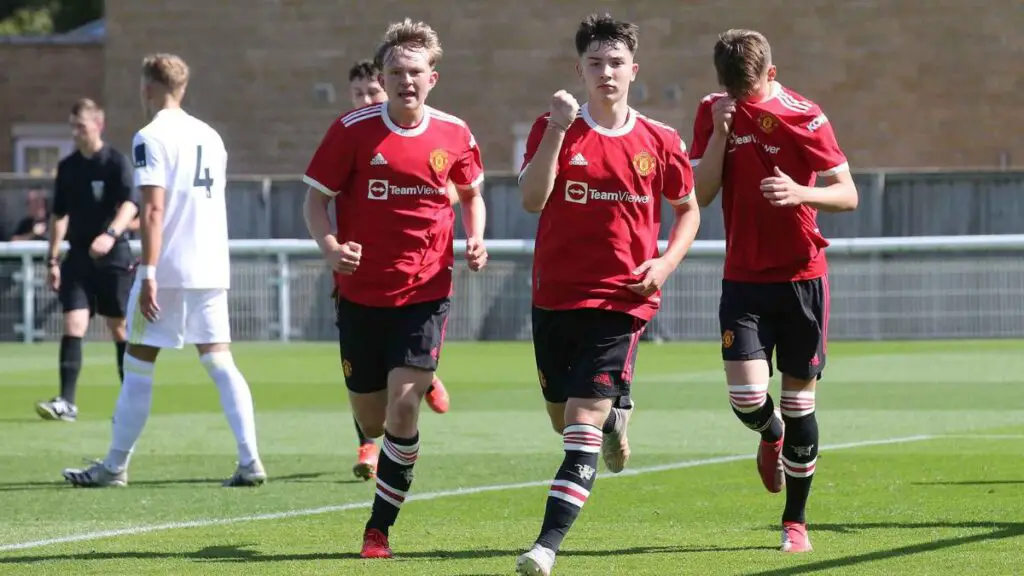 Manchester United U18s defeated Leeds United U18s