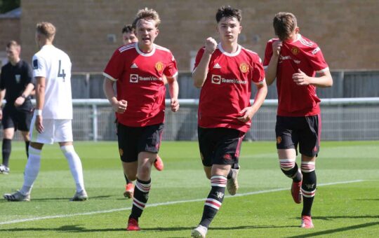 Manchester United U18s defeated Leeds United U18s