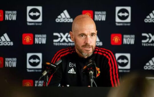 Erik Ten Hag on playing style at Manchester United