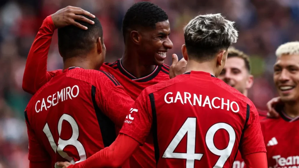 Alejandro Garnacho and Marcus Rashford